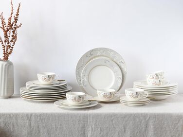 Набор посуду на 6 персон, 30 предметів, білий Palacio Creatable