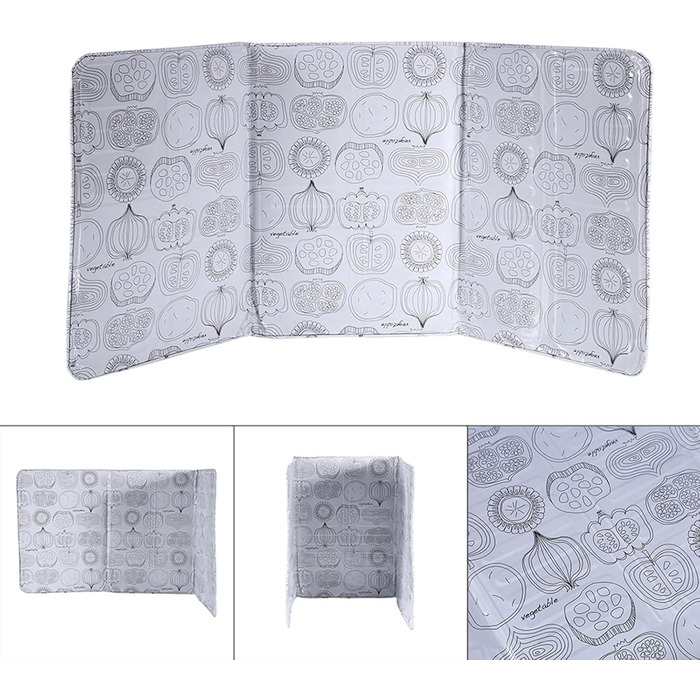 Складний кухонний захисний екран від бризок 84 х 39 см generic