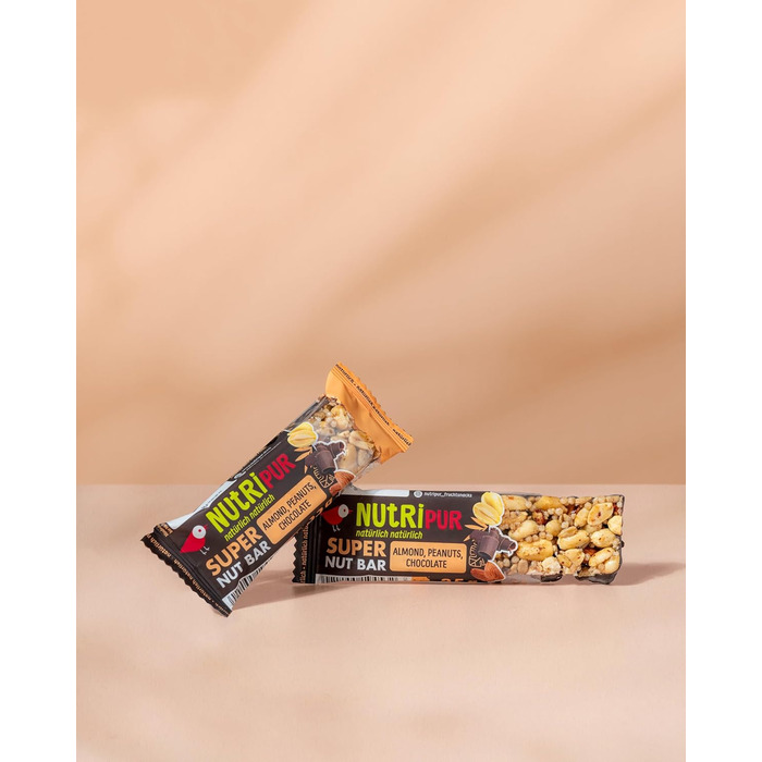 Горіхові батончики 16 х 35 г шоколад NutriPur