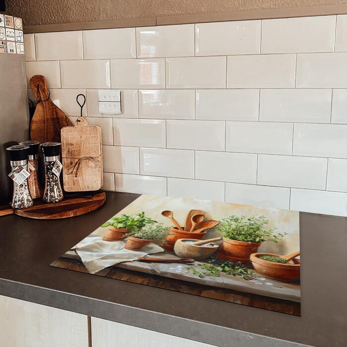 Керамическая крышка для защиты индукционной варочной поверхности 60 х 52 см KitchenYeah