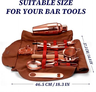 Професійний дорожній барменський набір 17 предметів Eligara