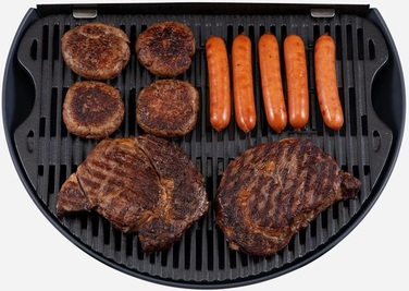 КОМПЛЕКТ Портативний переносний газовий гриль O-GRILL 600T, кремовий + шланг в подарунок! Код: 013370