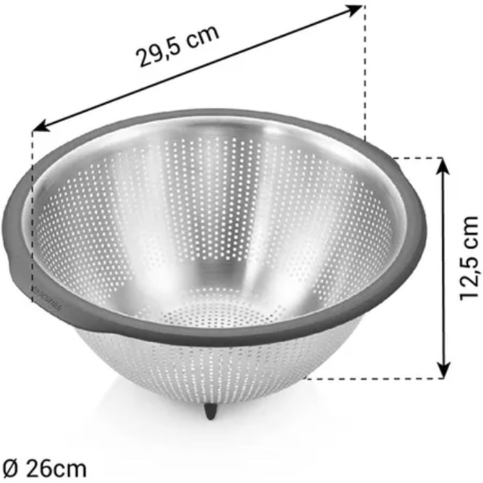 Дуршлаг из нержавеющей стали 26 см Tescoma