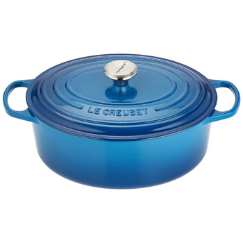 Гусятница / жаровня 31 см, синій марсель Le Creuset