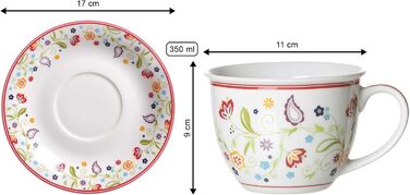 Набор чашек и кофейный блюдец 6 шт 350 мл Ritzenhoff & Breker