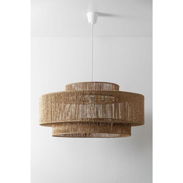 Стельовий світильник Kena з плетеного паперу 80 см SKLUM