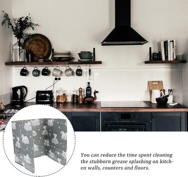 Екран для захисту від бризок олії 2 шт Generisch