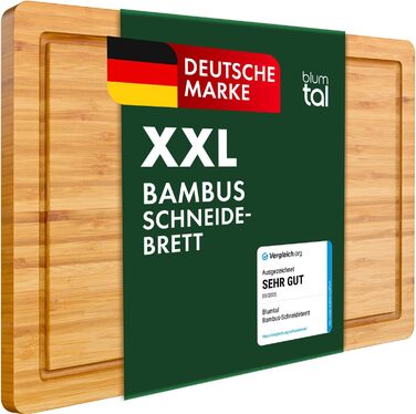 Обробна дошка 43,5 x 29,5 x 2 см, бамбук Blumtal