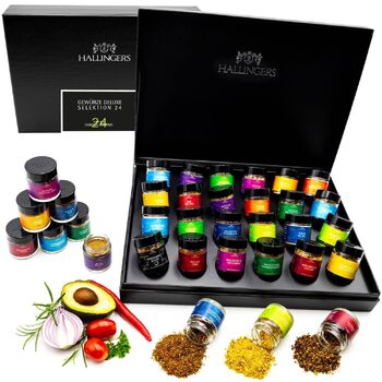 Набір із 24 спецій Deluxe Selection 24 в подарунковій упаковці Hallingers