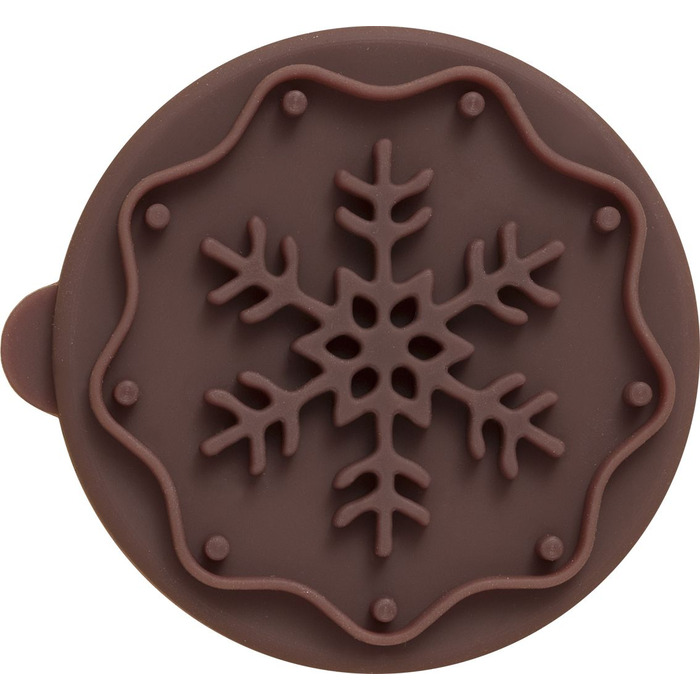 Штамп для печива у вигляді сніжинки, 7 см, RBV Birkmann