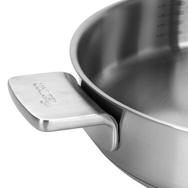 Сотейник Fissman PREMIUM ONE 26x6 см / 2,7 л зі скляною кришкою нержавіюча сталь (15093)