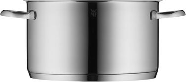 Набір індукційних каструль WMF Aparto Advantage Pot Set зі скляною кришкою, полірована нержавіюча сталь Cromargan, набір індукційних каструль без покриття, можна мити в посудомийній машині (набір каструль) (24 см)