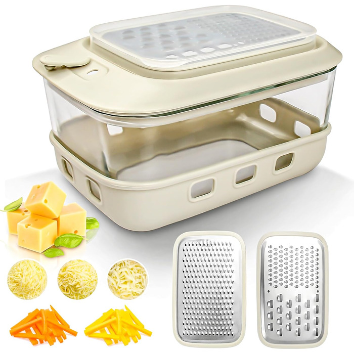 Терка для сыра с контейнером и крышкой COOK A FUTURE