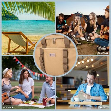 Термосумка 25 л коричневая GOODS+GADGETS