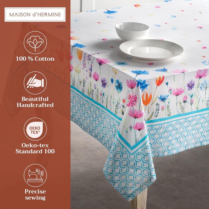 Прямокутна скатертина для святкових випадків 180 x 140 см Maison d' Hermine