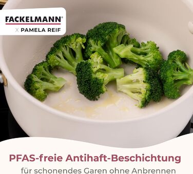 Набор кастрюль со стеклянными крышками, 9 предметов, пастельно-бежевый Pamela Reif Fackelmann