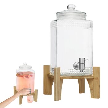 Скляний диспенсер для напоїв 5 л DHQCQL