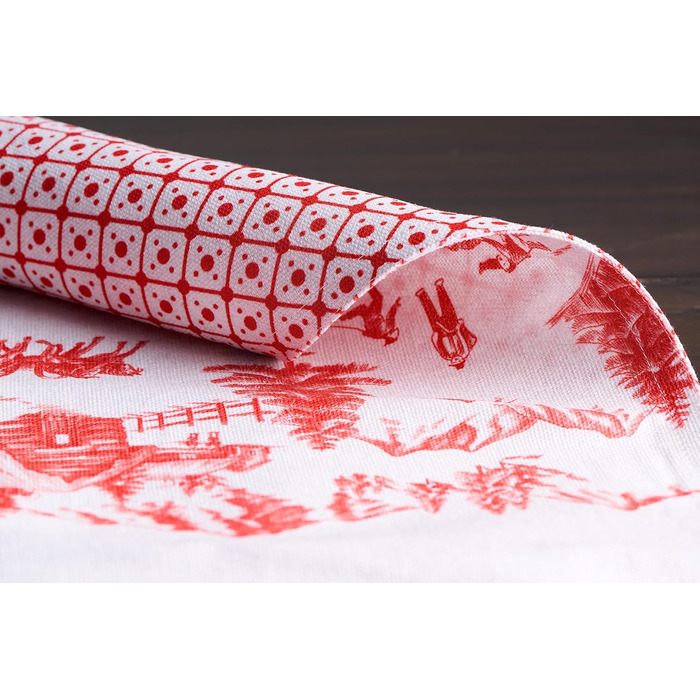 Бавовняні килимки для серветок, набір з 4 шт. , декоративні килимки для серветок, пасхальні килимки, що миються, для свят, вечерь, весни, літа (33 см x 48 см) (25 - Зимова радість), 39Hermine 100