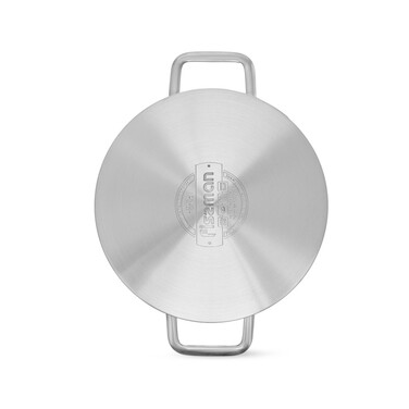 Каструля Fissman TIERNO 20x11,5 см / 3,1л зі скляною кришкою нержавіюча сталь (5495)