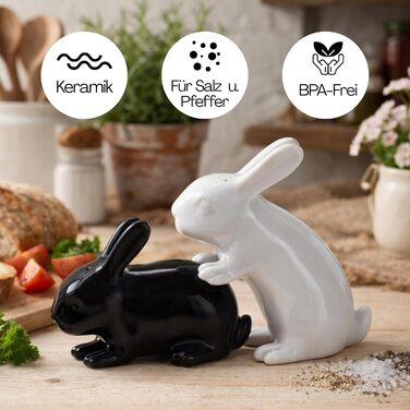 Сільничка та перечниця у формі зайчика Winkee