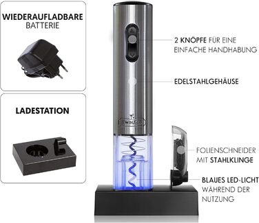 Електричний штопор для вина Twinz'up