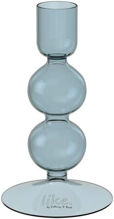 Подсвечник 7,5x7,5x13,5 см, синий Like Home Villeroy & Boch