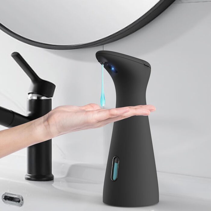 Безконтактний диспенсер рідкого мила 200 мл, чорний Summon The Elve