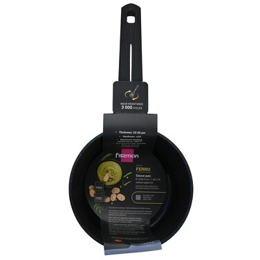 Ківш Fissman FERRO 16x8,5 см / 1,45 см алюміній з антипригарним покриттям (14521)