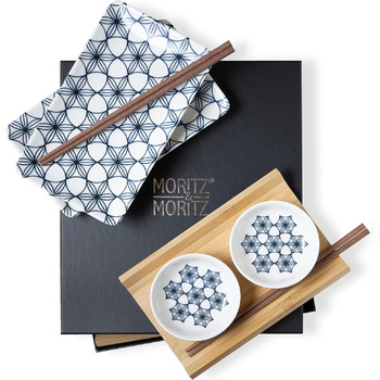 Набор посуды для суши на 2 персоны, 10 предметов, Blue Flowers Gourmet Moritz & Moritz