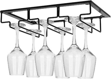 Держатель для бокалов подвесной металлический, 3 ряда для 9 бокалов Vialex