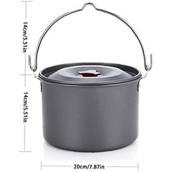 Подвесной кемпинговый котелок Generisch