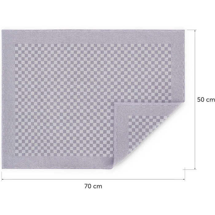 Набор кухонных полотенец из 5 предметов 50 x 70 см. Blumtal