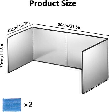 Захист від бризок на кухні з нержавіючої сталі Aisny