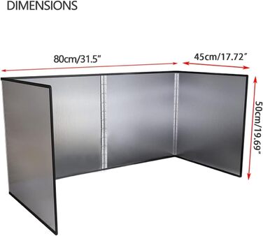 Складной брызгозащитный экран для плиты WINARA