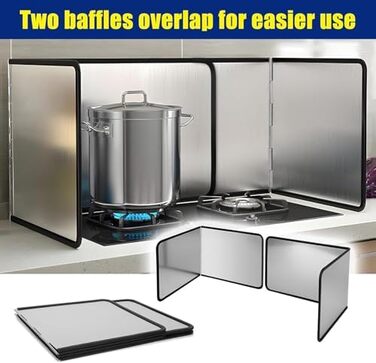 Складной брызгозащитный экран 30 x 40 см 2 шт.