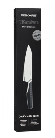 Нож для шеф-повара Fiskars Titanium 15 см (1027296)