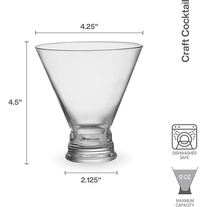 Набор коктейльных бокалов 4 шт 355 мл MIKASA