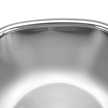 Каструля Fissman EXCLUSIVE PRO 24x12 см / 5,3 л зі скляною кришкою нержавіюча сталь (5542)