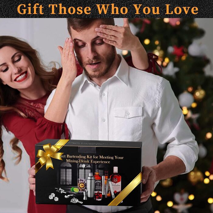 Професійний набір бармена 26 предметів чорні Sugiury