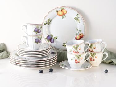 Кофейный сервиз 18 предметов Flora Orchard Creatable