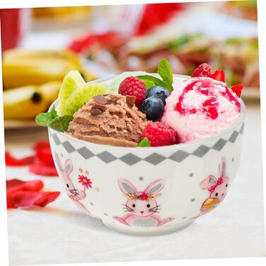 Миски керамічна з милим дизайном зайчика ABOOFAN