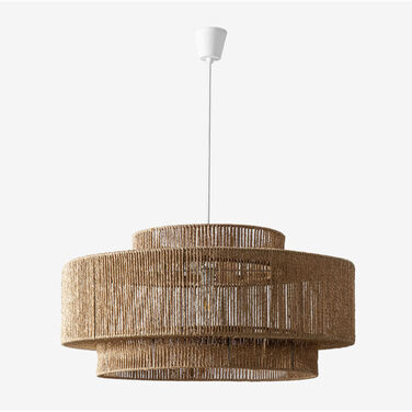 Стельовий світильник Kena з плетеного паперу 80 см SKLUM