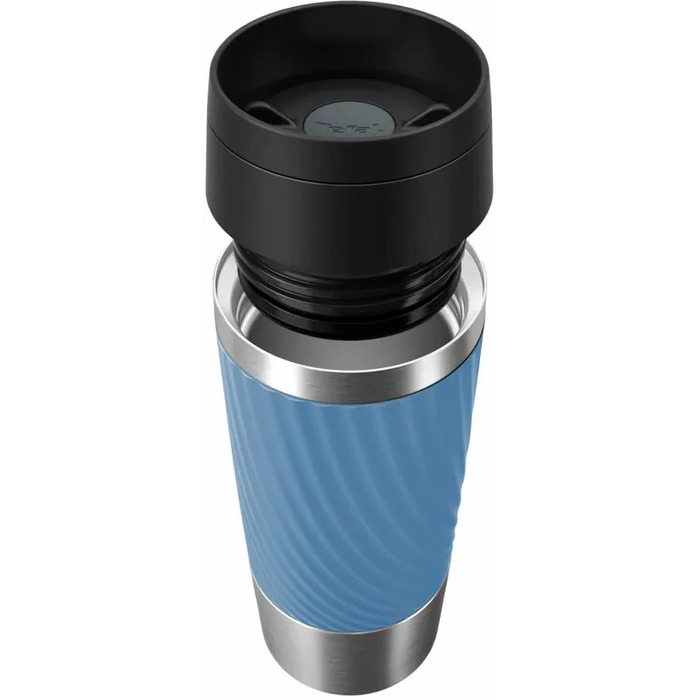 Tefal Термочашка Travel Mug Classic Twist, 360мл, нержавіюча сталь, блакитний