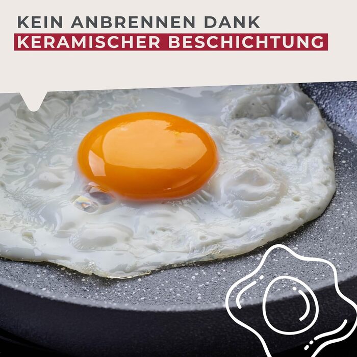 Сковорода 20 см з керамічним покриттям Cosmo Fackelmann