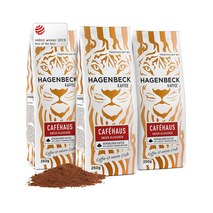 Кава - Кав&39ярня - Смажена кава - Мелені кавові зерна - 250 г - 100 арабіка - Ароматна - Традиційна кавова суміш (Кав&39ярня, 250 г (3 шт.))