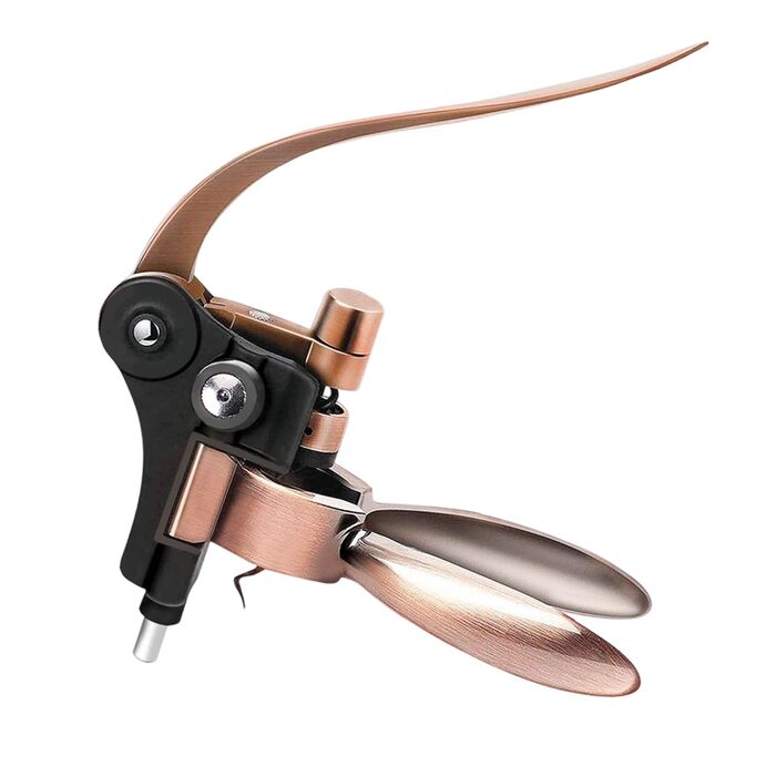 Профессиональный штопор с эргономичной ручкой бронзовый jiingekk