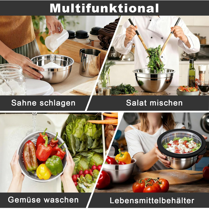 Набір мисок для змішування 5 шт Homikit