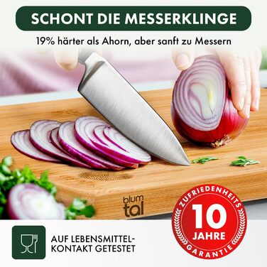Набір з 6 бамбукових дощок для сніданку Blumtal - 22x14x0,8 см - антибактеріальні дерев&39яні дошки - дошки для сніданку - дошки для перекусу - обробні дошки (22Дx15Ш / 28Дx22Ш / 33Дx22Ш)