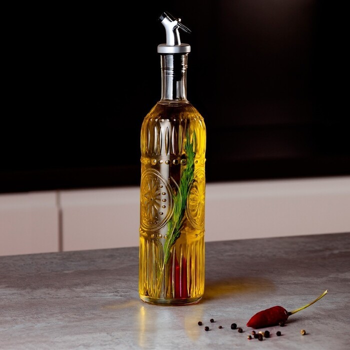 Пляшка для олії та оцту Fissman 500 мл скло (6005)