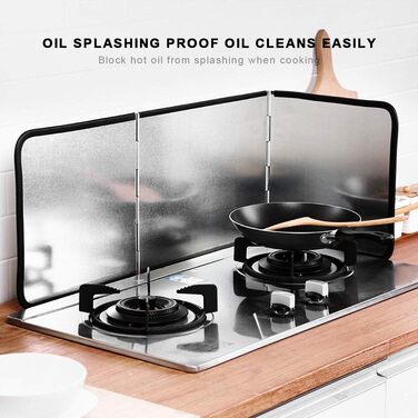 Складной брызгозащитный экран для кухонной плиты GEEKHOM